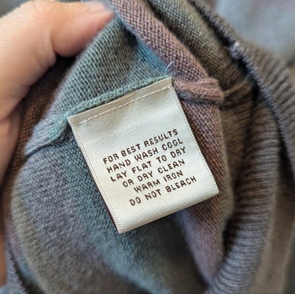 Peter Millar Striped Wool Cashmere Blend 1/4 Zip Pullover - Picture 11 of 11